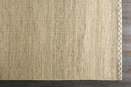 Yaniklar Beige Flat Woven Wool Rug - Ornate Home