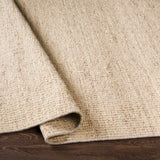 Yaniklar Beige Flat Woven Wool Rug - Ornate Home