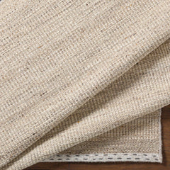 Yaniklar Beige Flat Woven Wool Rug - Ornate Home
