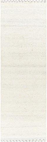 Yaniklar Cream Flat Woven Wool Rug - Ornate Home
