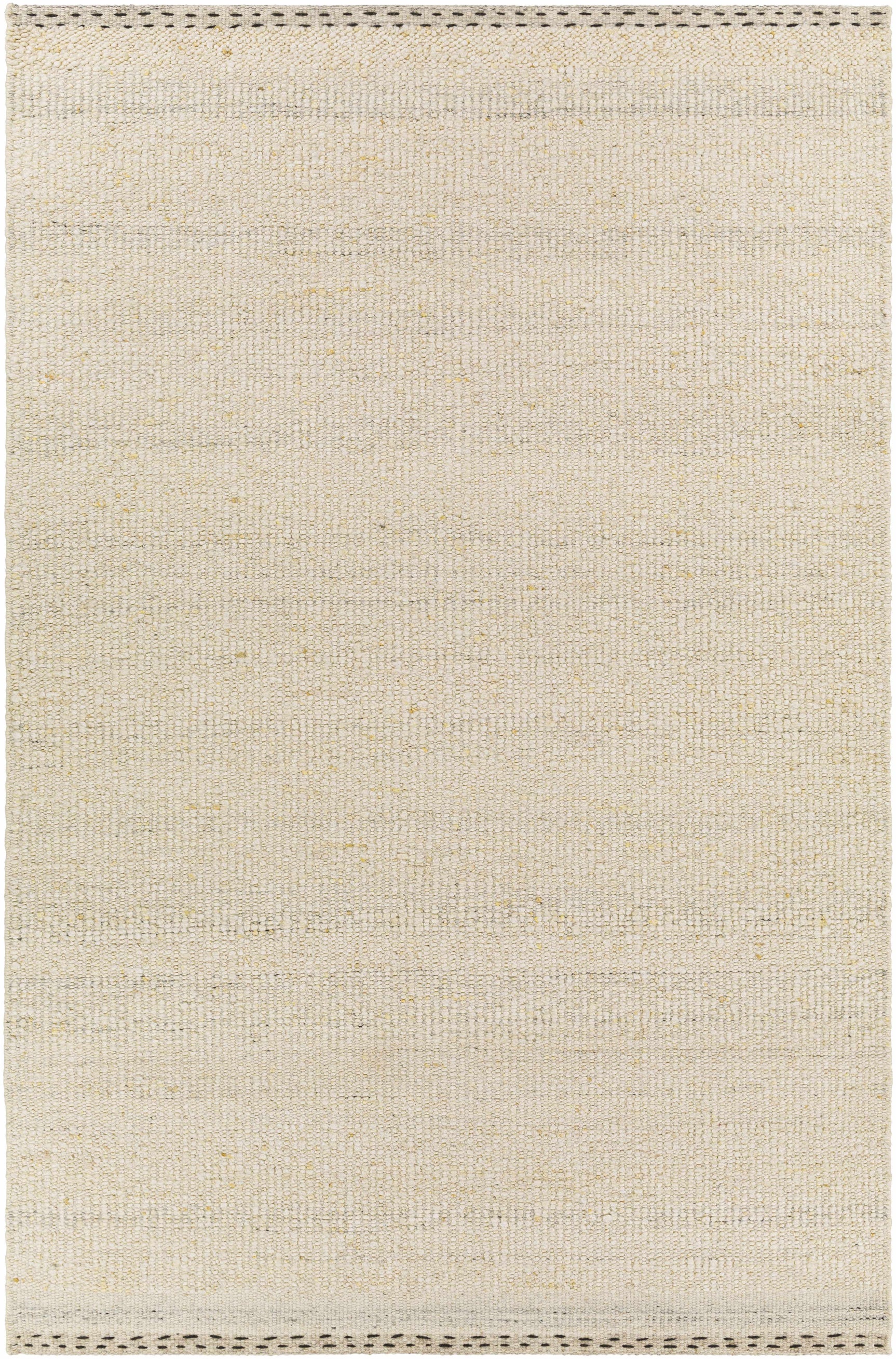 Yaniklar Cream Flat Woven Wool Rug - Ornate Home