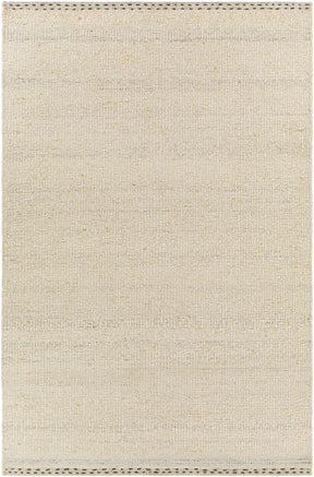 Yaniklar Cream Flat Woven Wool Rug - Ornate Home
