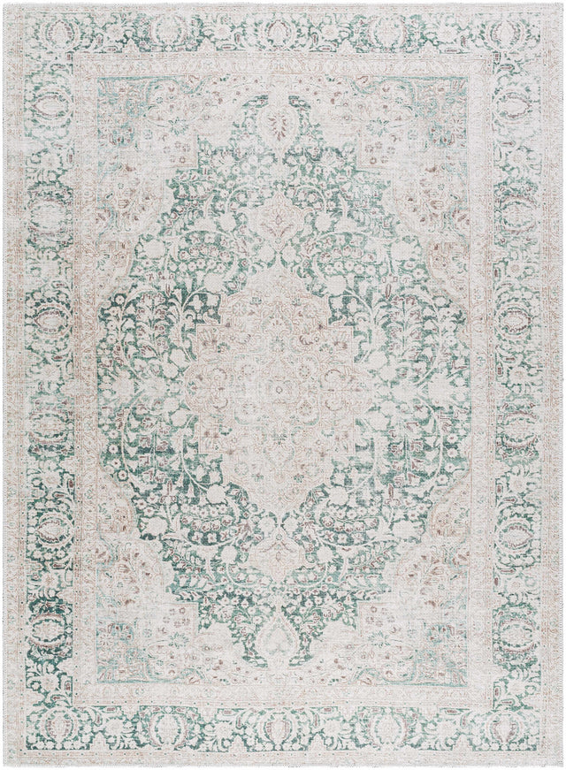 Yanis Vintage Flat Pile Washable Rug - Ornate Home