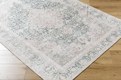 Yanis Vintage Flat Pile Washable Rug - Ornate Home