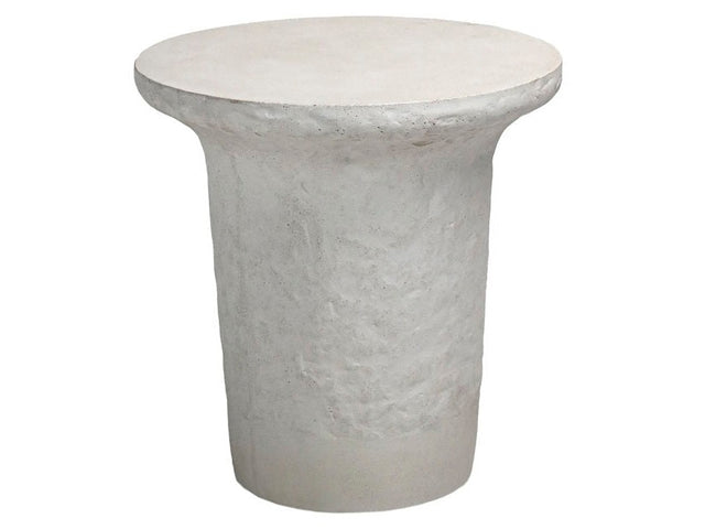 Yanis White Outdoor Side Table - Ornate Home