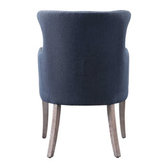 Yareena Blue Wing Chair - Ornate Home