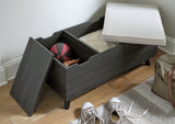 Yarlow Linen/Gray Storage Bench (Online Special Price) - Ornate Home