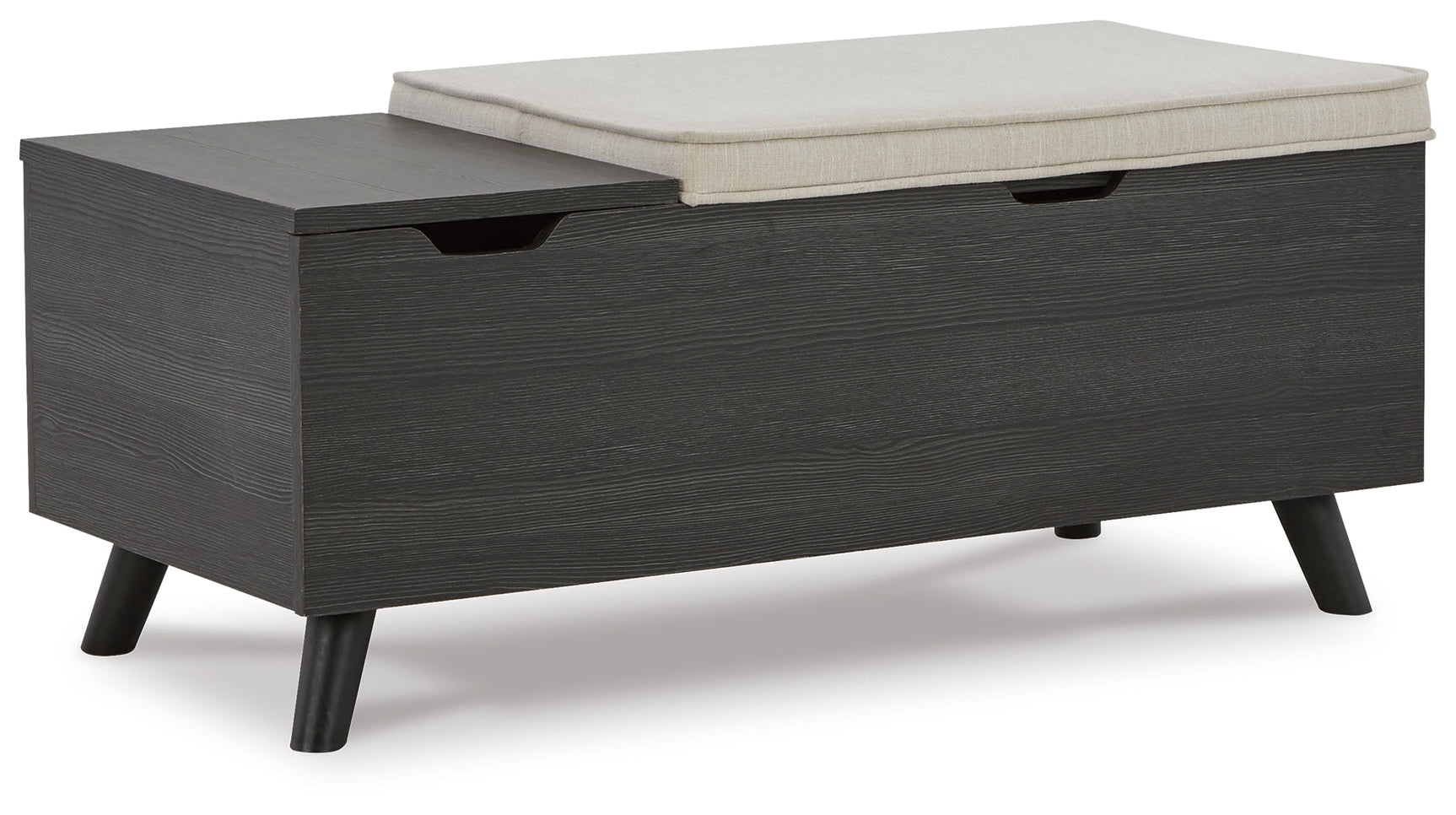 Yarlow Linen/Gray Storage Bench (Online Special Price) - Ornate Home