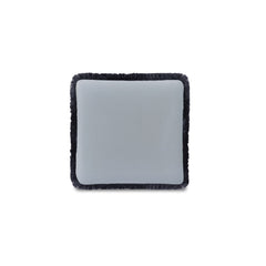 Yasmin Light Blue Faux Mohair Square Cushion - Ornate Home
