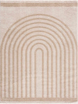 Yasuo Beige Washable Area Rug - Ornate Home