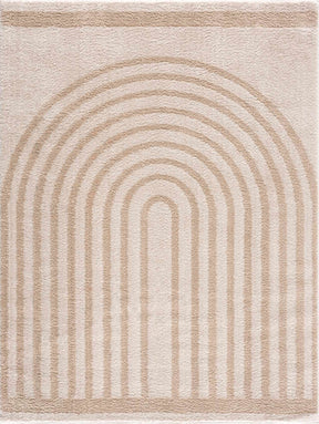 Yasuo Beige Washable Area Rug - Ornate Home