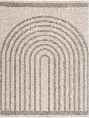 Yasuo Gray Washable Area Rug - Ornate Home
