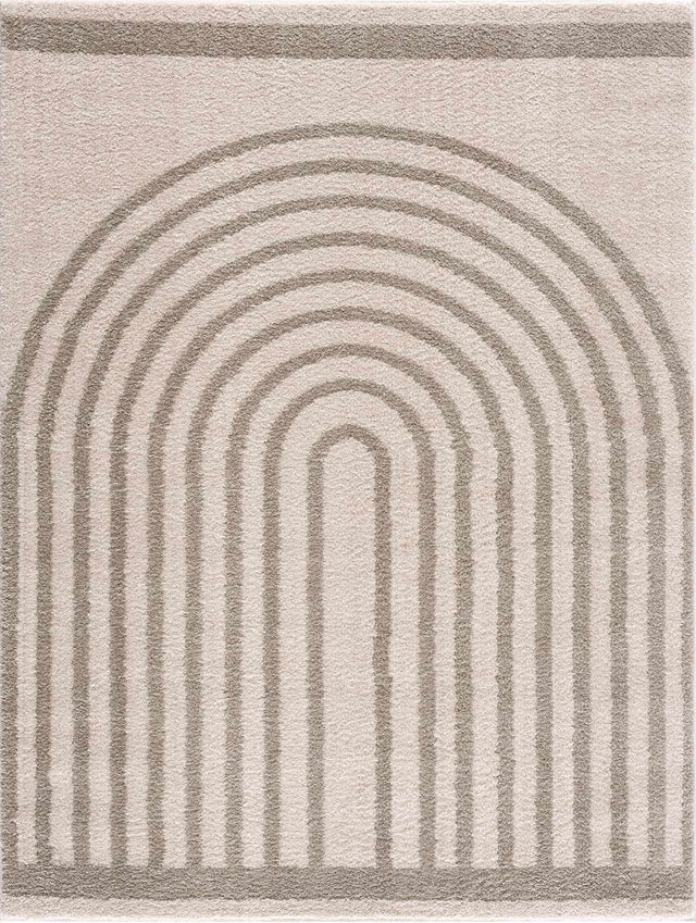 Yasuo Gray Washable Area Rug - Ornate Home