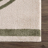 Yasuo Green Washable Area Rug - Ornate Home