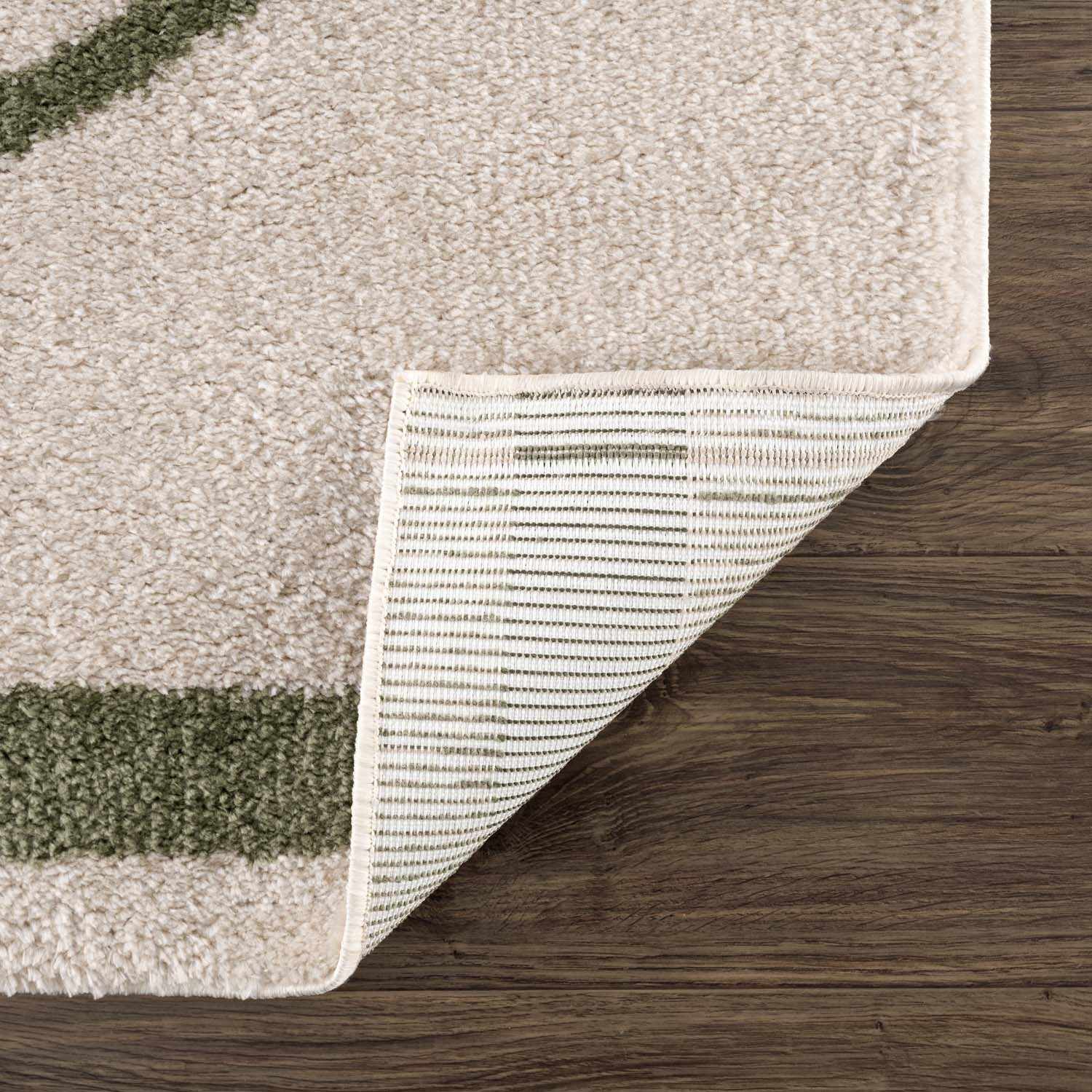 Yasuo Green Washable Area Rug - Ornate Home