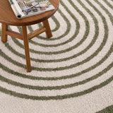 Yasuo Green Washable Area Rug - Ornate Home