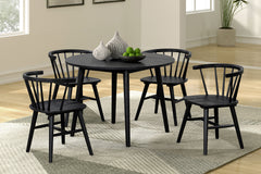 Yate Black Dining Chair (Set of 2) - Ornate Home