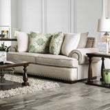 Yates Beige Loveseat - Ornate Home