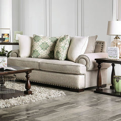 Yates Beige Loveseat - Ornate Home