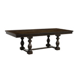 Yates Burnished Dark Oak Dining Table - Ornate Home
