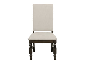 Yates Cream/Burnished Dark Oak Side Chair (Set of 2) - Ornate Home