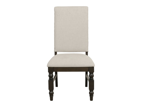 Yates Cream/Burnished Dark Oak Side Chair (Set of 2) - Ornate Home