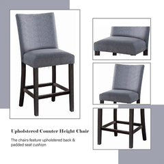 Yelena Counter Height Chair (Set-2) - Ornate Home