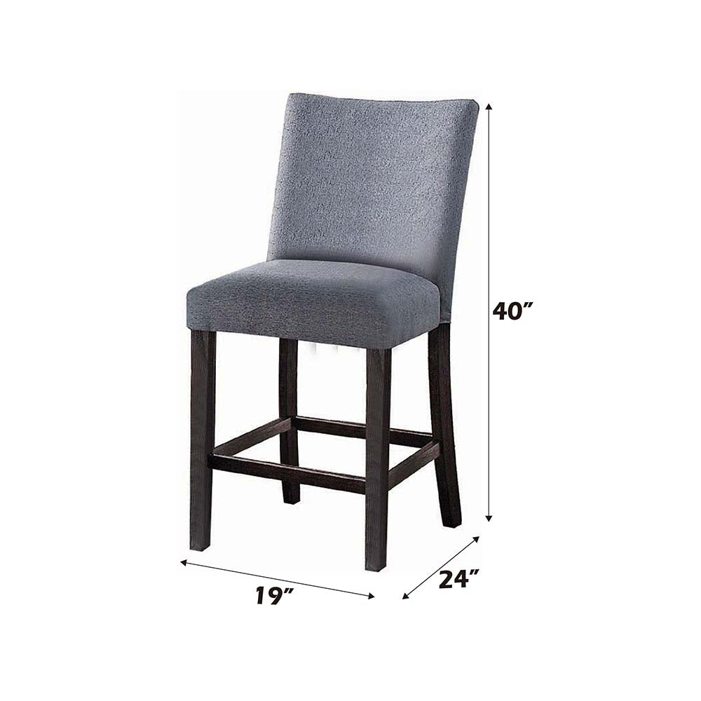 Yelena Counter Height Chair (Set-2) - Ornate Home