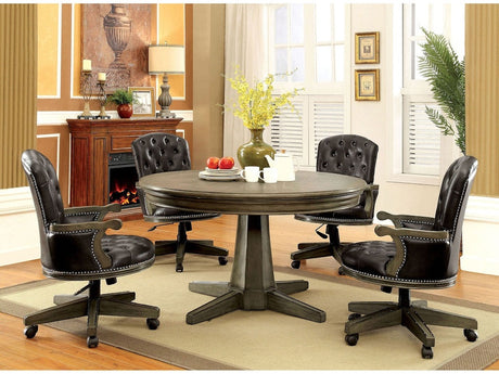 Yelena Gray 5 Pc. Dining Set - Ornate Home