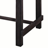 Yelena Marble & Weathered Espresso Counter Height Table - Ornate Home