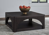 Yellink Black Coffee Table and 2 End Tables - Ornate Home