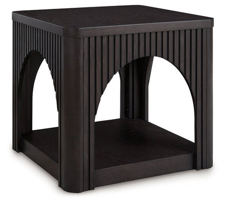 Yellink Black End Table - Ornate Home