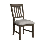 Yellowstone Medium Brown/Grey Dining Side Chair (Set of 2) - Ornate Home