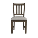 Yellowstone Medium Brown/Grey Dining Side Chair (Set of 2) - Ornate Home