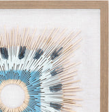 Yenice Natural Wood Geometric Wall Art Set Of Two - Clearance - Ornate Home