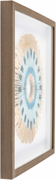 Yenice Natural Wood Geometric Wall Art Set Of Two - Clearance - Ornate Home