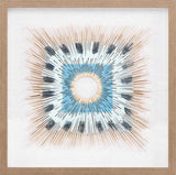 Yenice Natural Wood Geometric Wall Art Set Of Two - Ornate Home