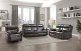Yerba Brown Double Reclining Loveseat - Ornate Home