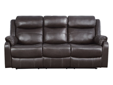 Yerba Brown Double Reclining Sofa - Ornate Home