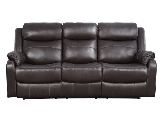 Yerba Brown Double Reclining Sofa - Ornate Home
