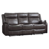 Yerba Brown Double Reclining Sofa - Ornate Home