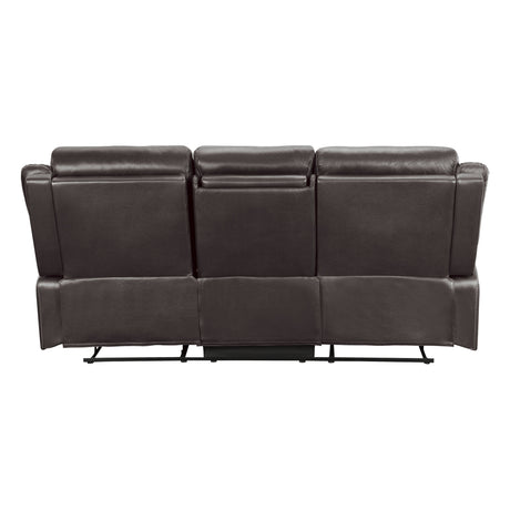 Yerba Brown Double Reclining Sofa - Ornate Home