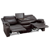 Yerba Brown Double Reclining Sofa - Ornate Home