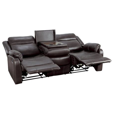 Yerba Brown Double Reclining Sofa - Ornate Home