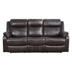 Yerba Brown Double Reclining Sofa - Ornate Home