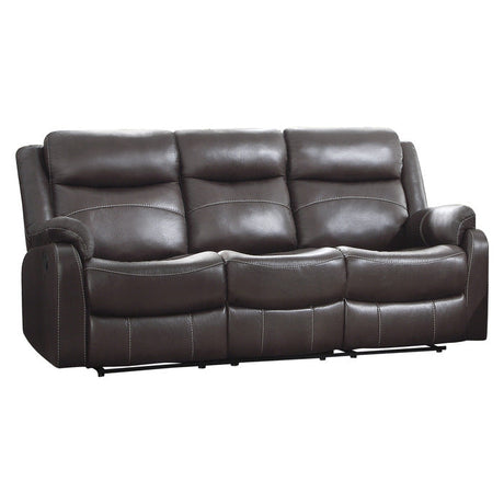 Yerba Brown Double Reclining Sofa - Ornate Home