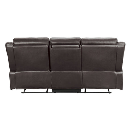 Yerba Brown Double Reclining Sofa - Ornate Home
