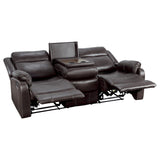 Yerba Brown Double Reclining Sofa - Ornate Home