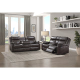 Yerba Brown Double Reclining Sofa - Ornate Home