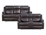 Yerba Dark Brown Sofa & Loveseat - Ornate Home